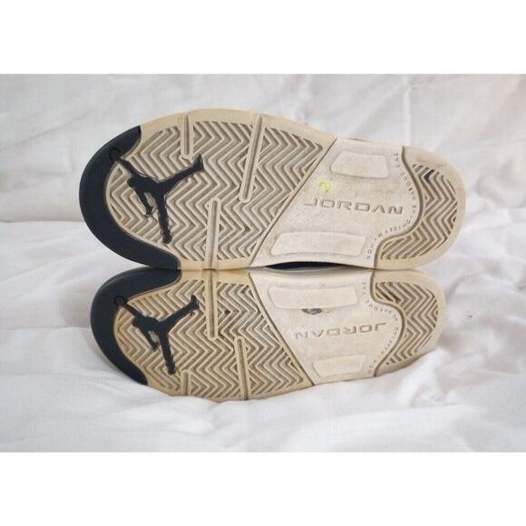 Nike Air Jordan 5 Retro Toddler Shoes Sz 10C Obsidian-Metallic Bronze 440890-416 - Picture 6 of 7